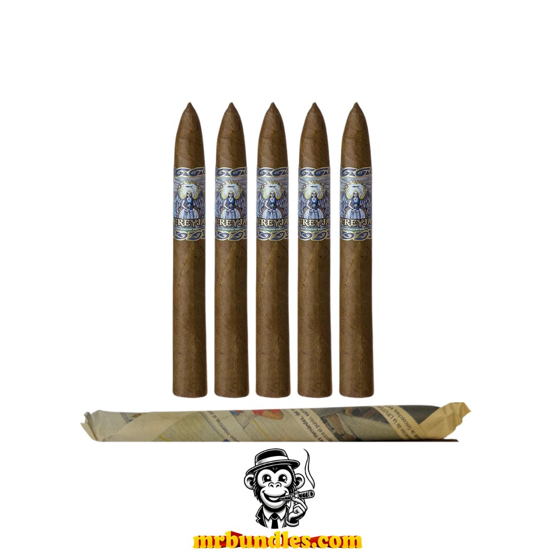 Freyja Valkrie Pyramid Limited Edition (5 Pack) + Exclusive Newspaper Cigar
