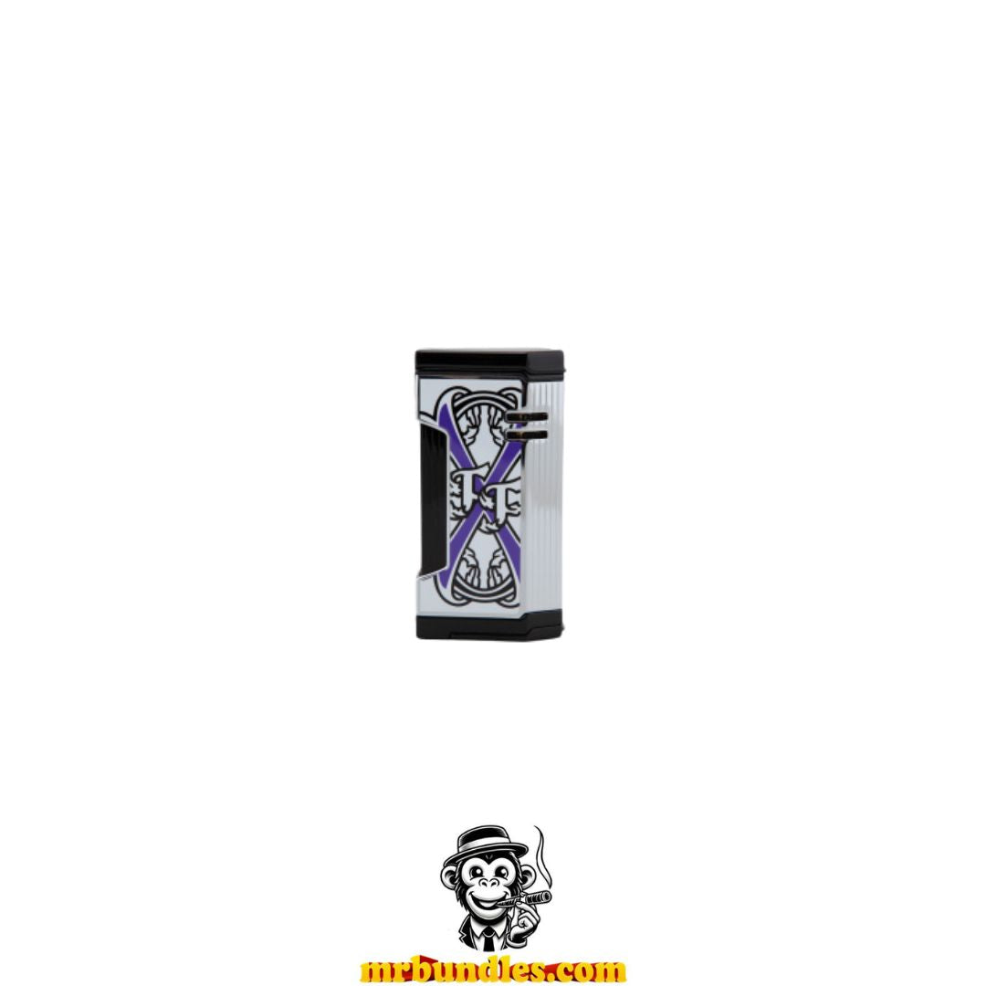 Prometheus Magma X Purple Rain White Lacquer Lighter