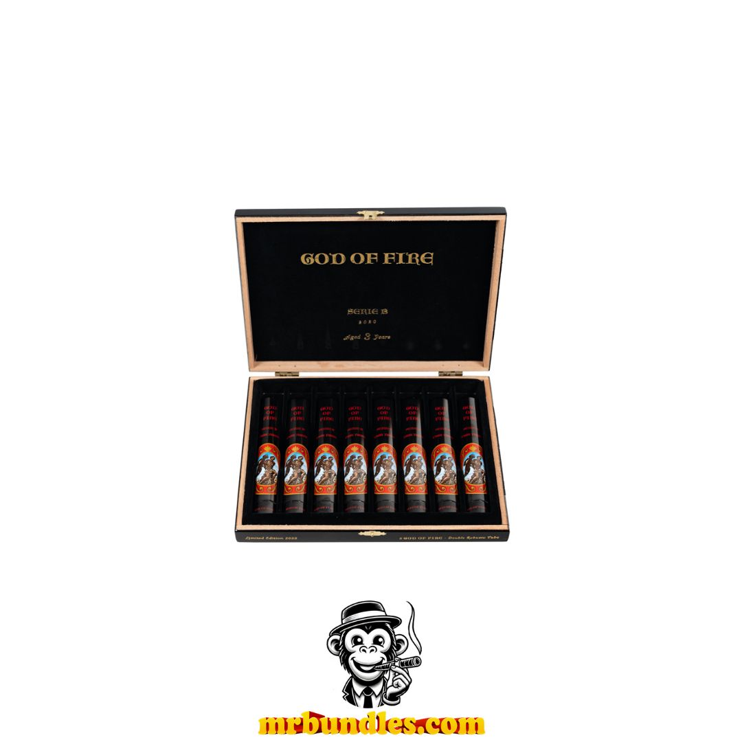 God of Fire Series B Limited Edition 2022 Double Robusto Tube (Box of 8)