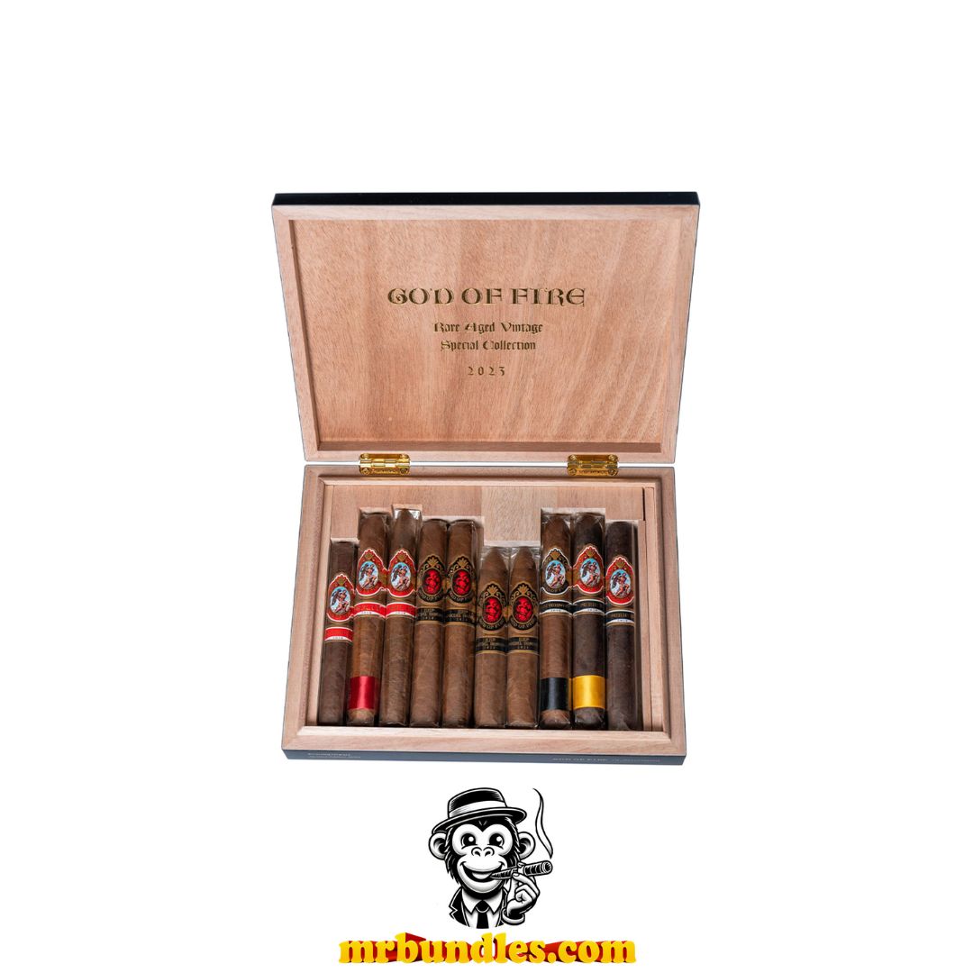God Of Fire KKP Black 10 Cigar Assortment (2024 Edition)