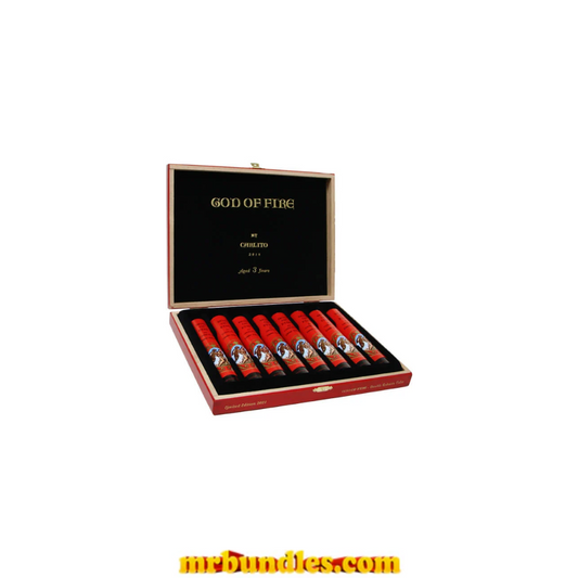 God of Fire by Carlito Double Robusto Tubo (2 Pack)